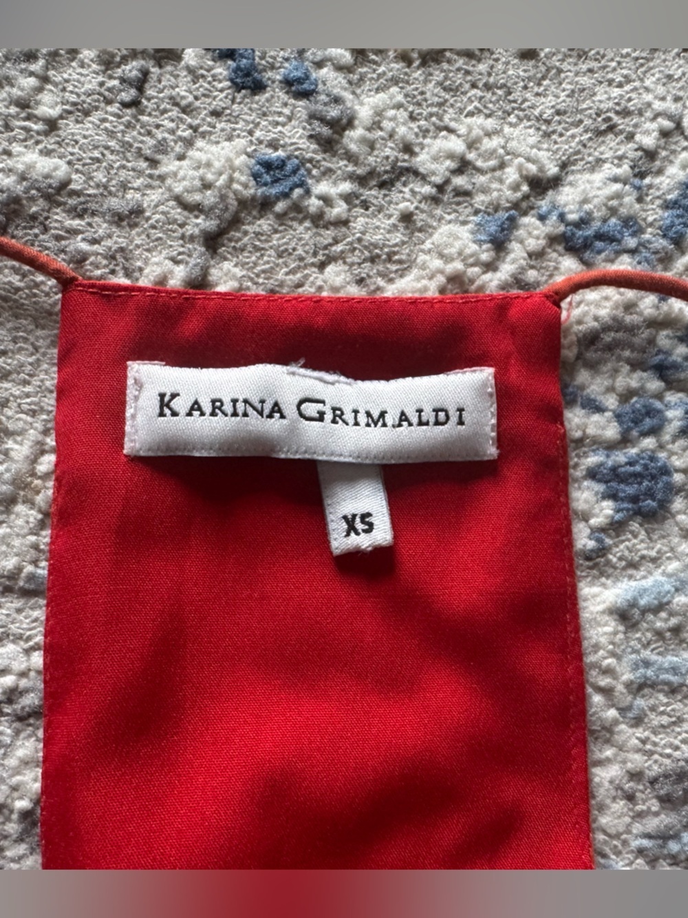 Karina Grimaldi Lucia Embellished Mini Dress in Cherry XS - Picture 5 of 7
